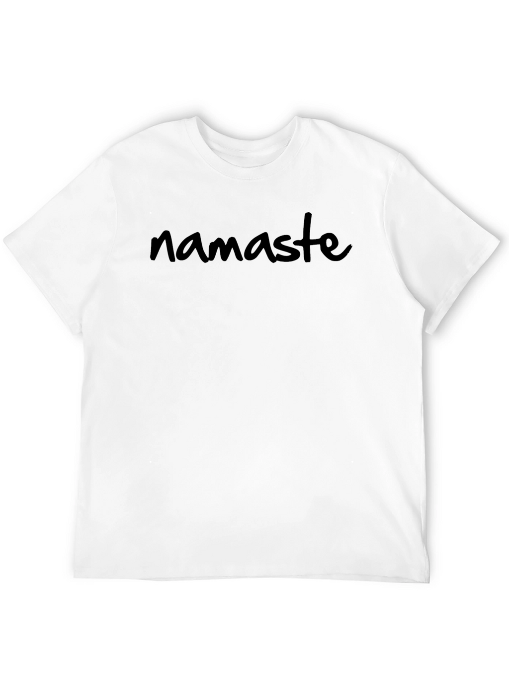 Namaste Black Graphic Tee | Soft Cotton Casual T-Shirt
