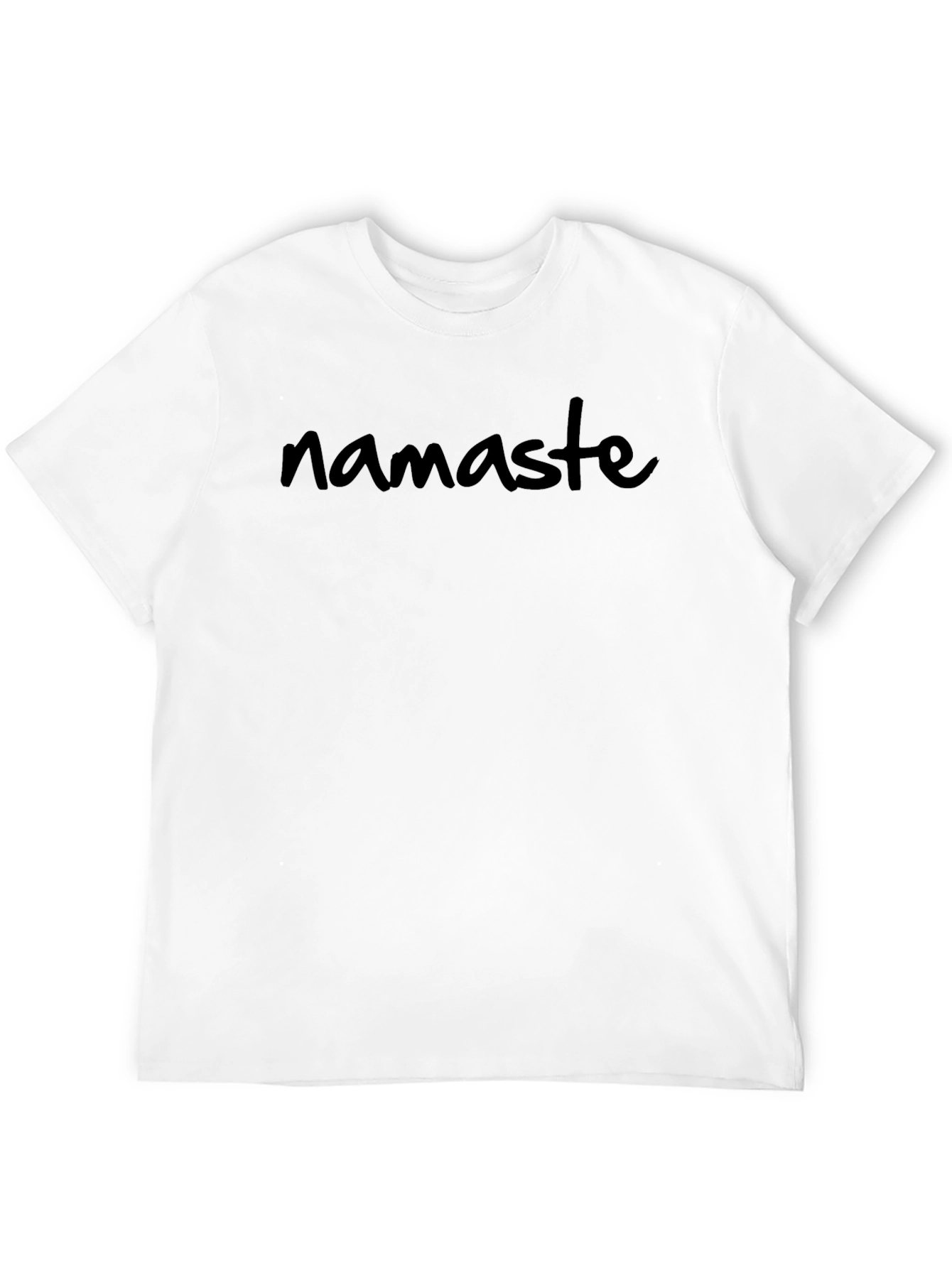 Namaste Black Graphic Tee | Soft Cotton Casual T-Shirt