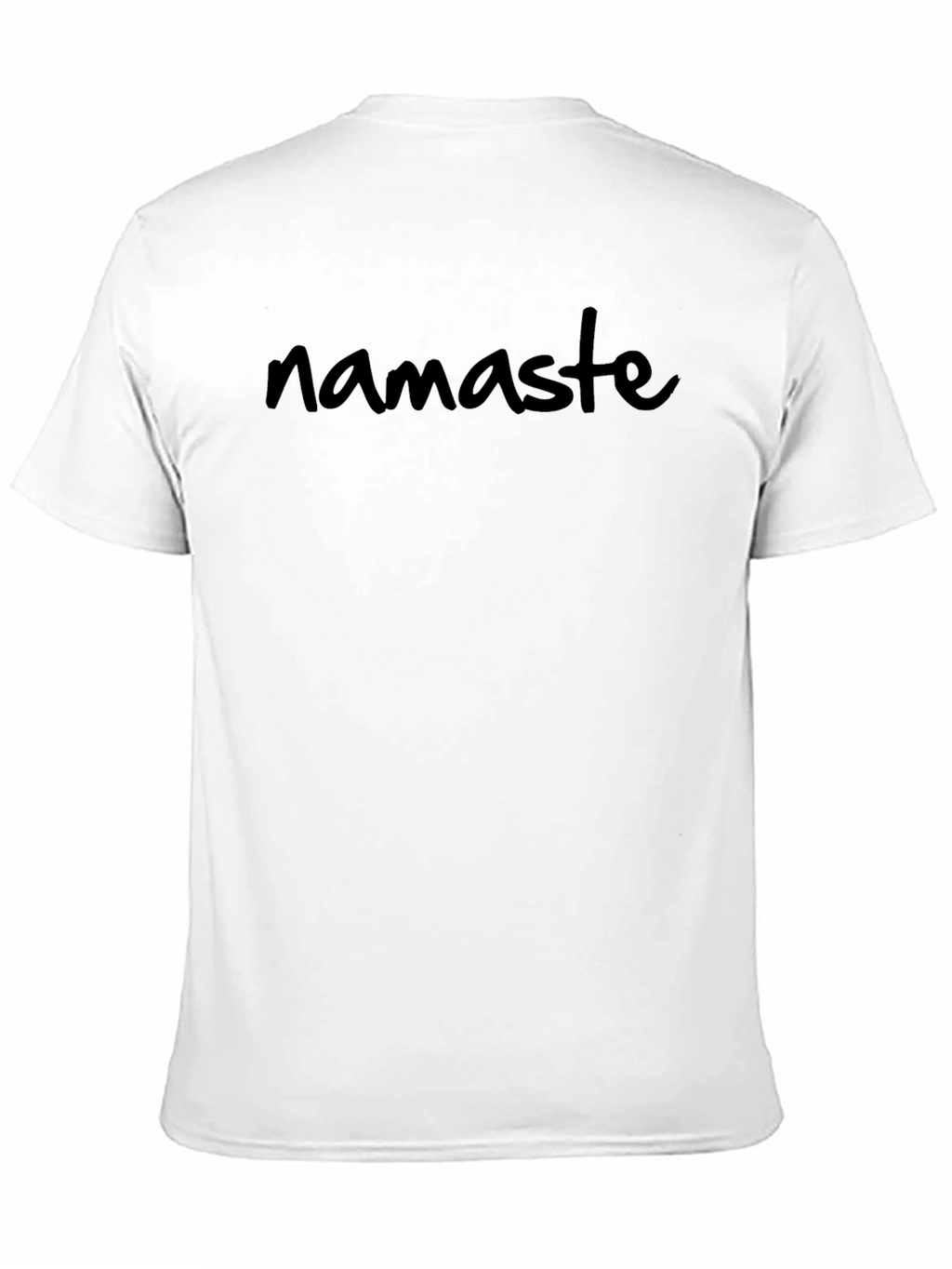 Namaste Black Graphic Tee | Soft Cotton Casual T-Shirt