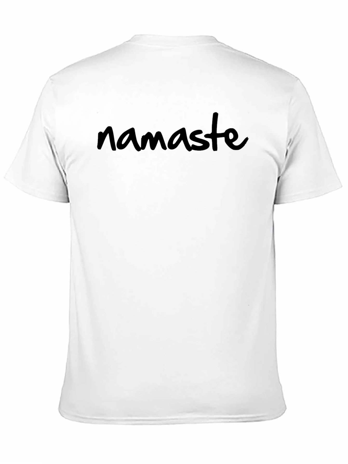 Namaste Black Graphic Tee | Soft Cotton Casual T-Shirt
