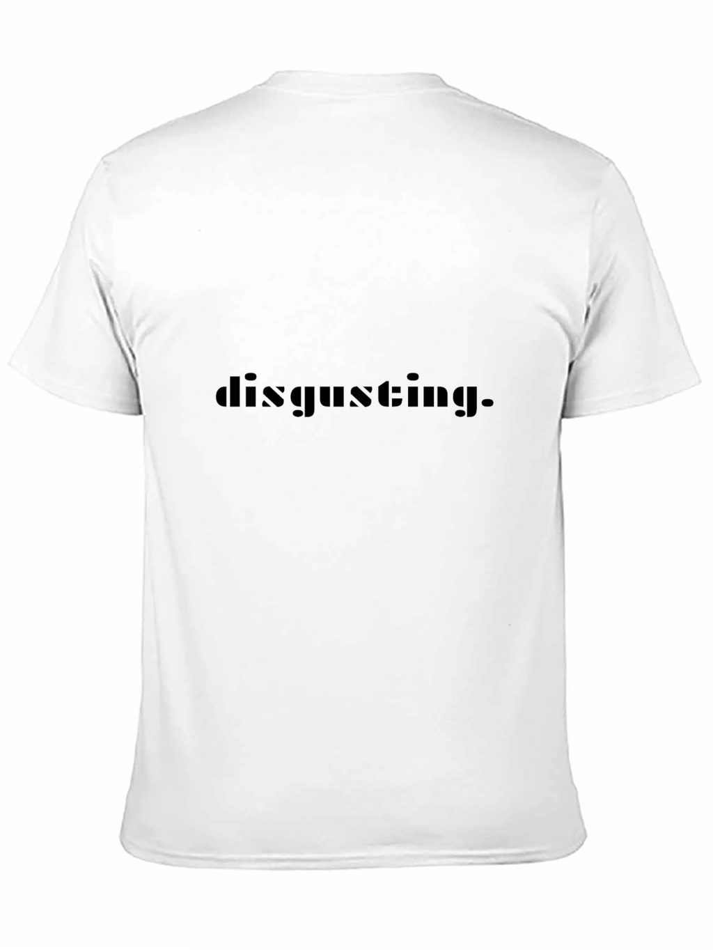 Disgusting Black Graphic T-Shirt