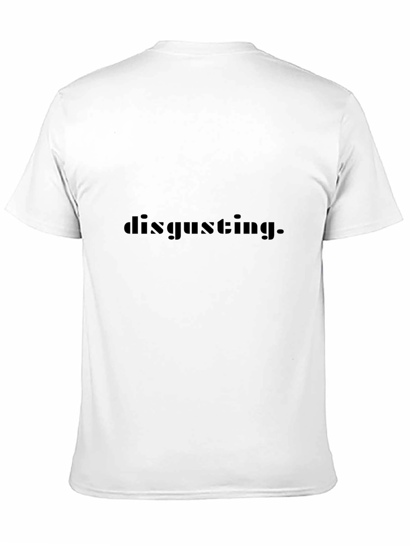 Disgusting Black Graphic T-Shirt
