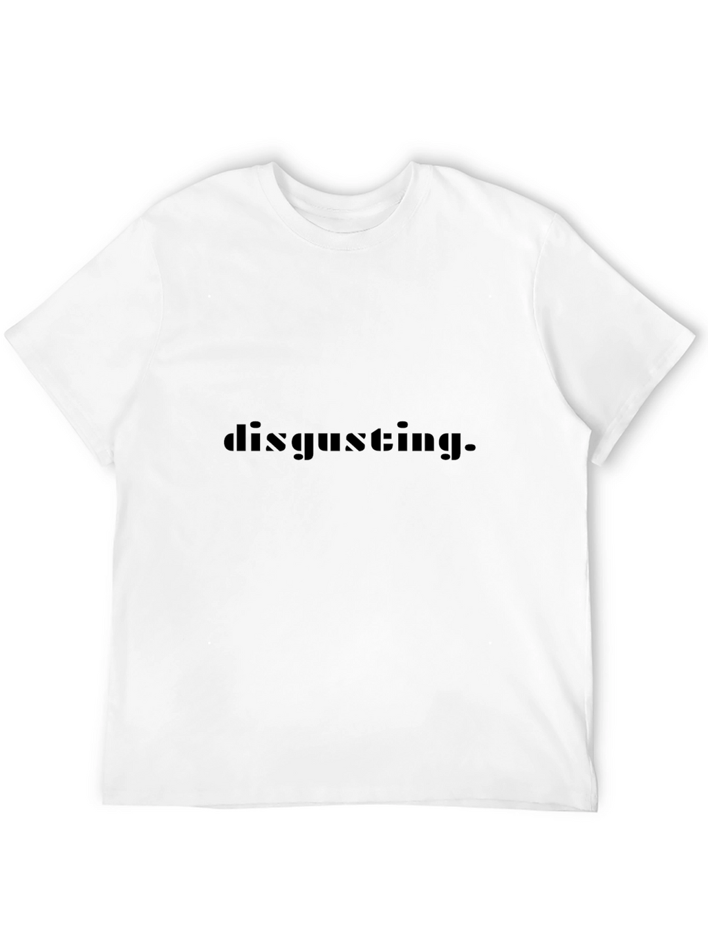 Disgusting Black Graphic T-Shirt