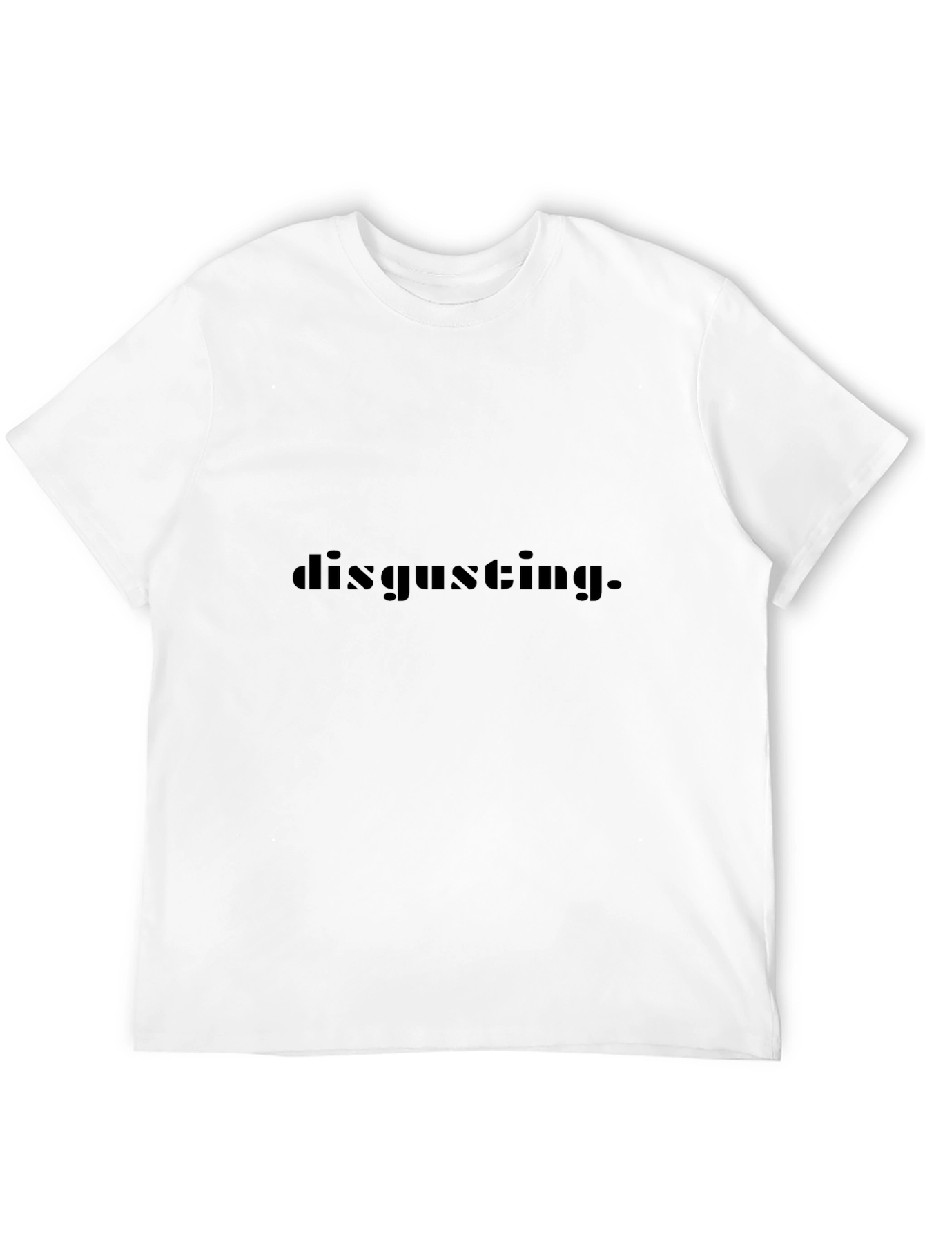 Disgusting Black Graphic T-Shirt