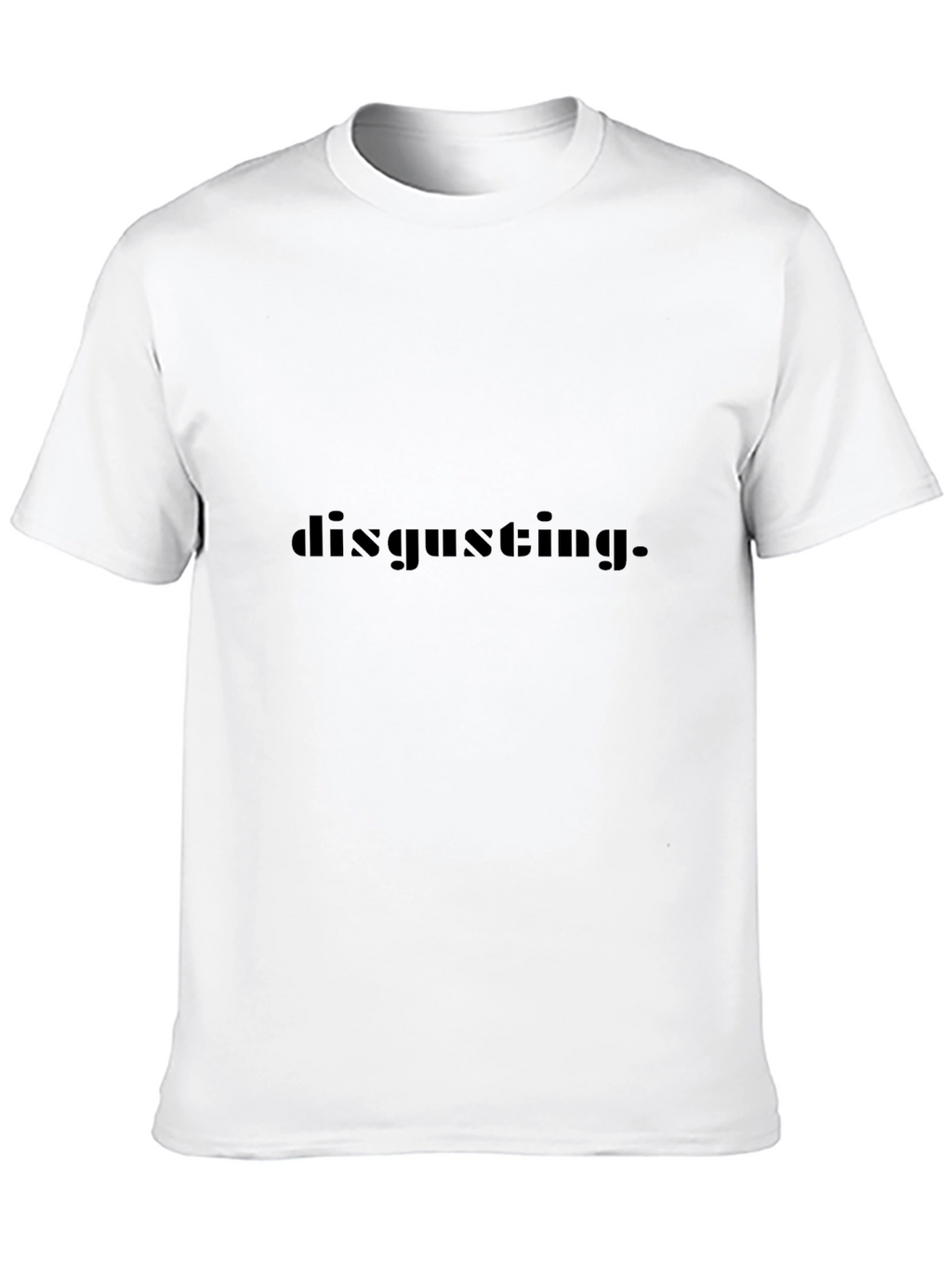 Disgusting Black Graphic T-Shirt