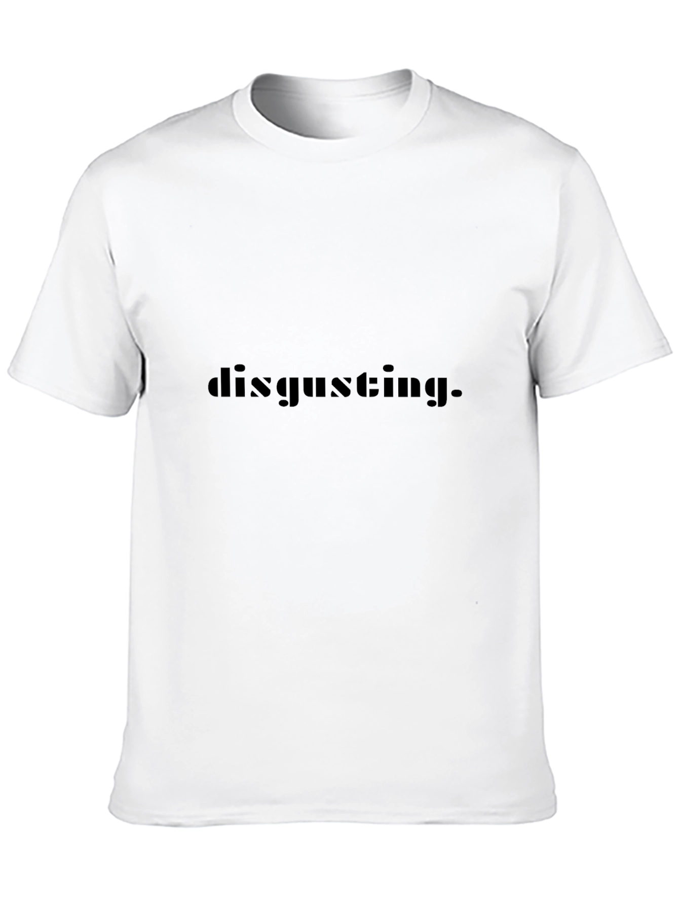 Disgusting Black Graphic T-Shirt