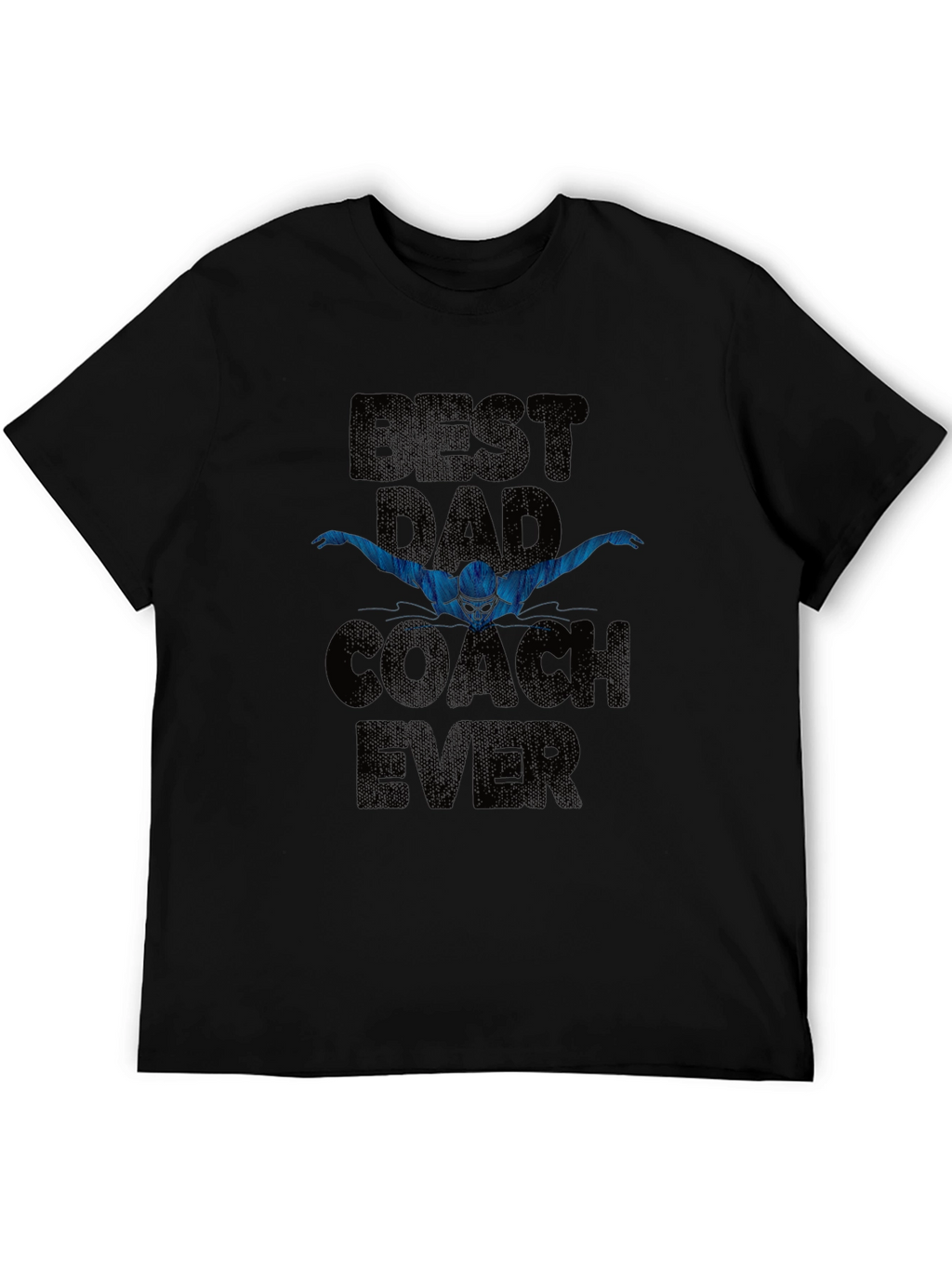 Best Dad Coach Ever T-Shirt - Swimmer Gift