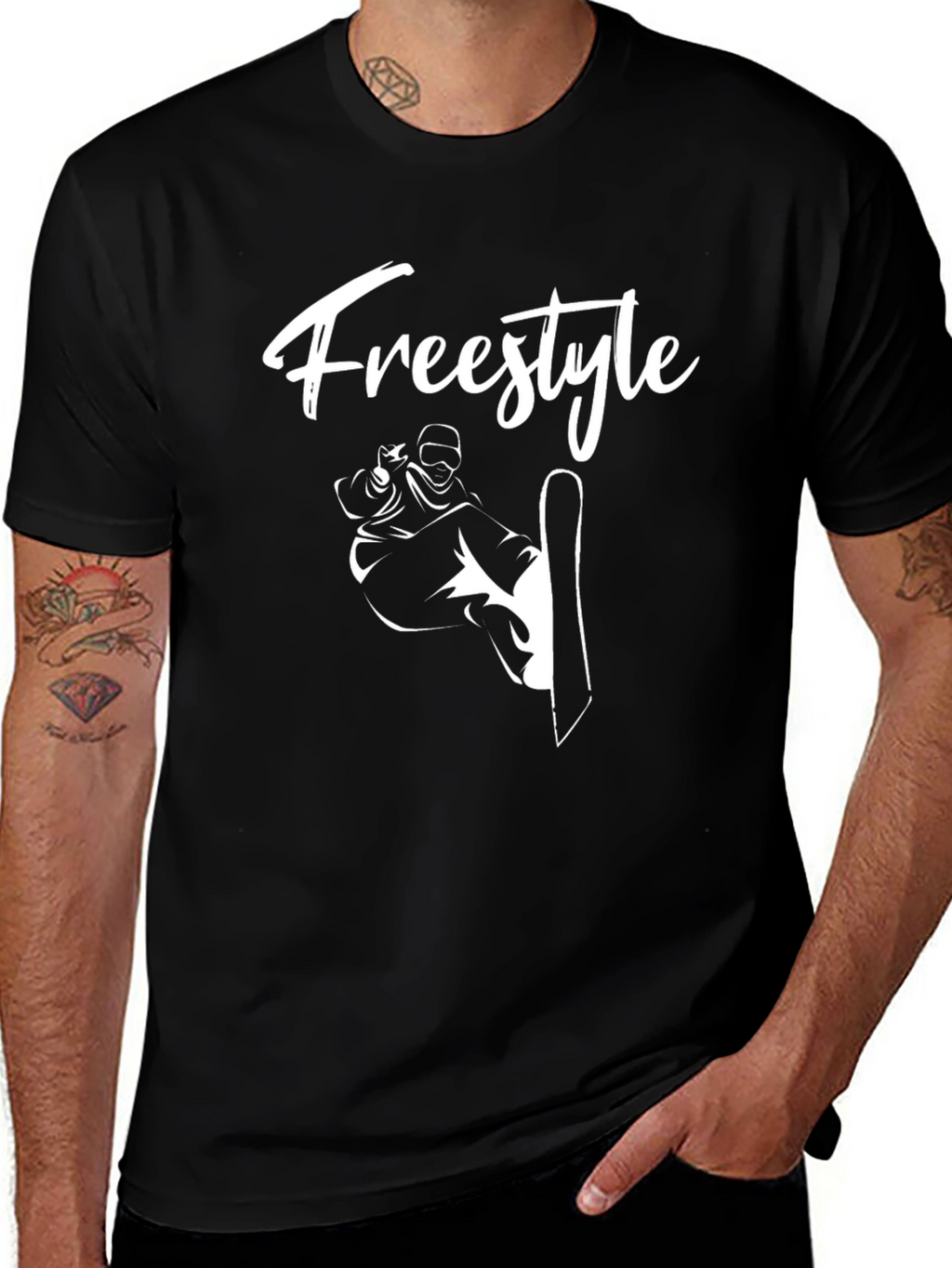 Freestyle Graphic Tee - Snowboard Design