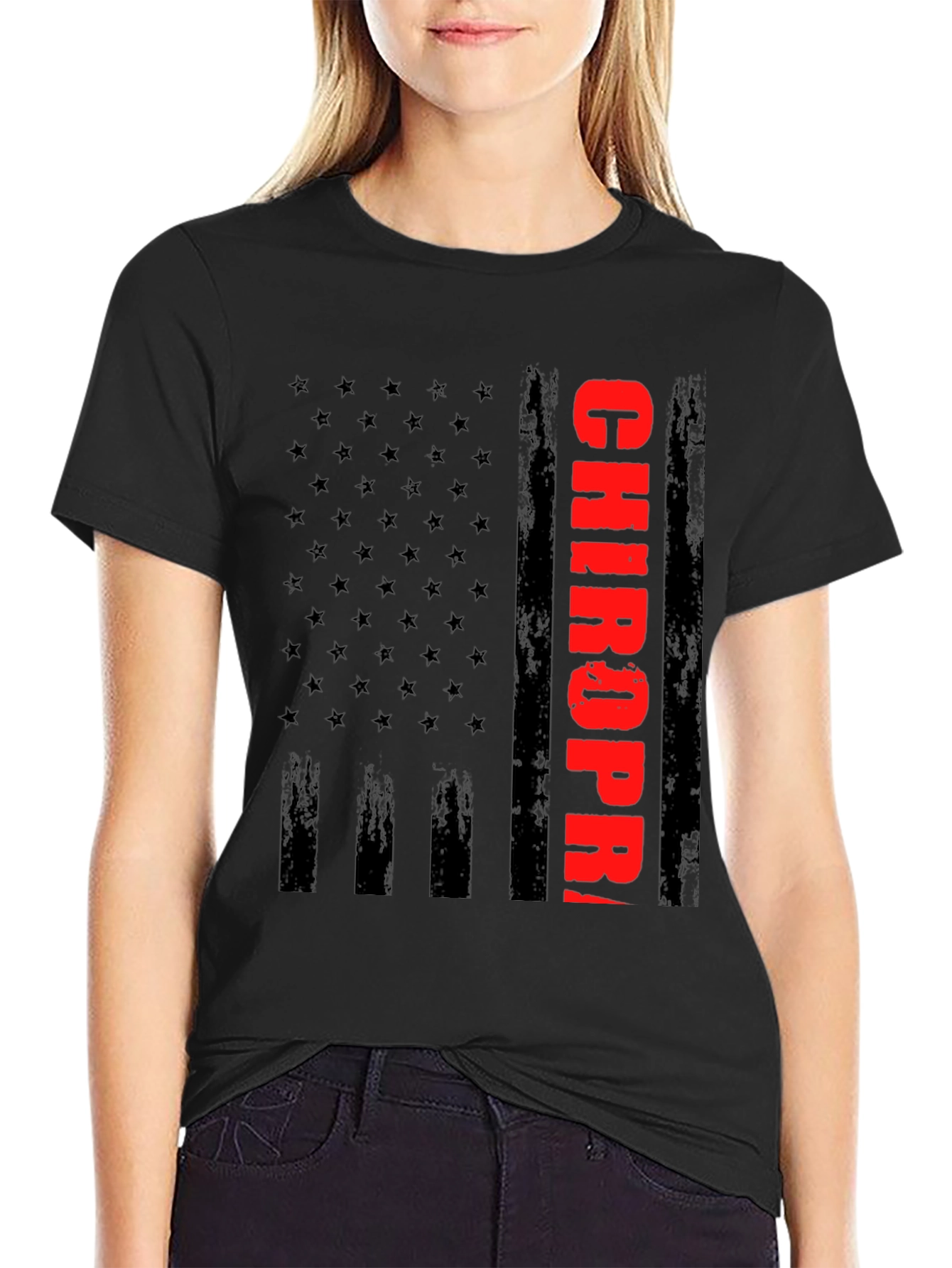 Chiropractor Flag Graphic T-Shirt