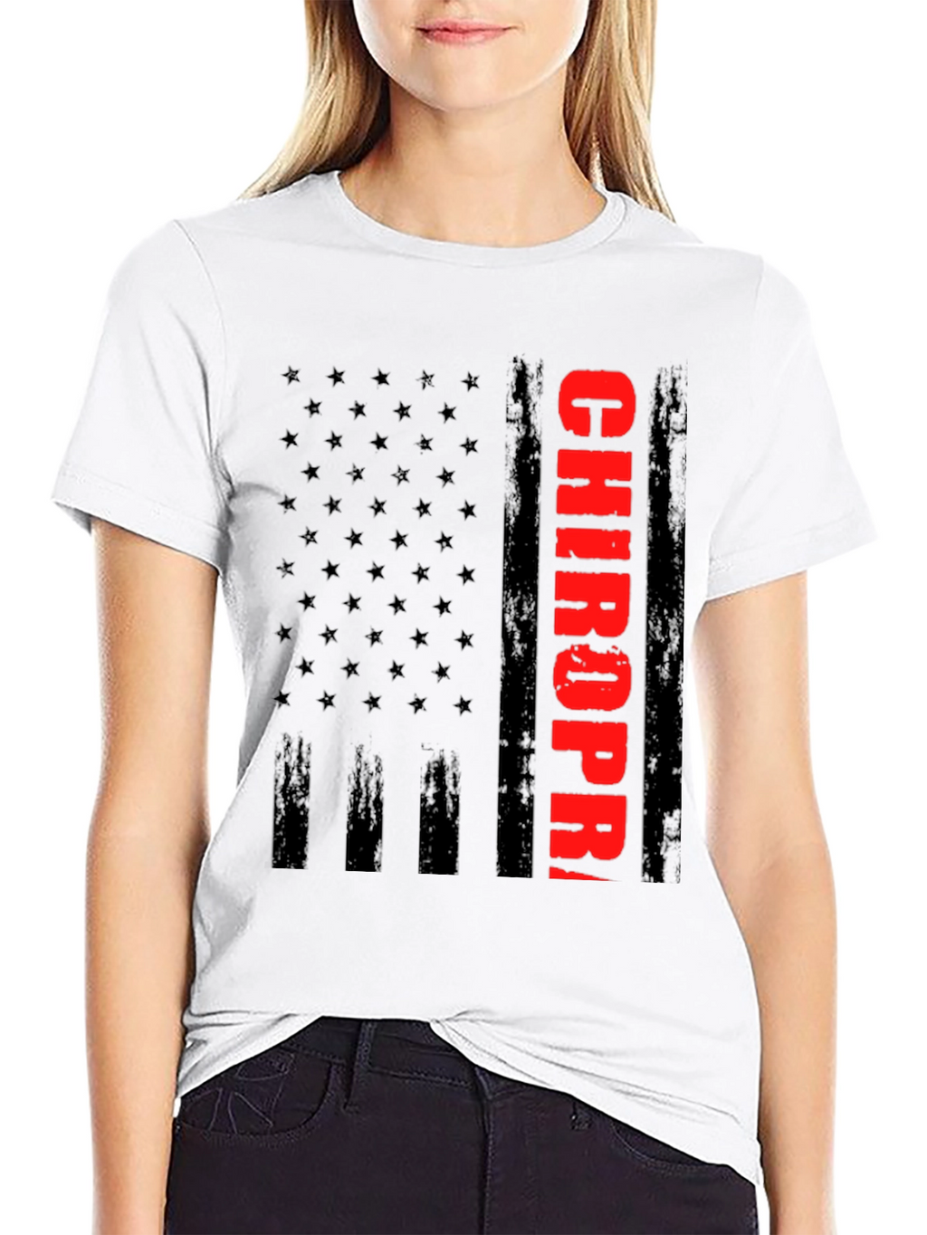 Chiropractor Flag Graphic T-Shirt