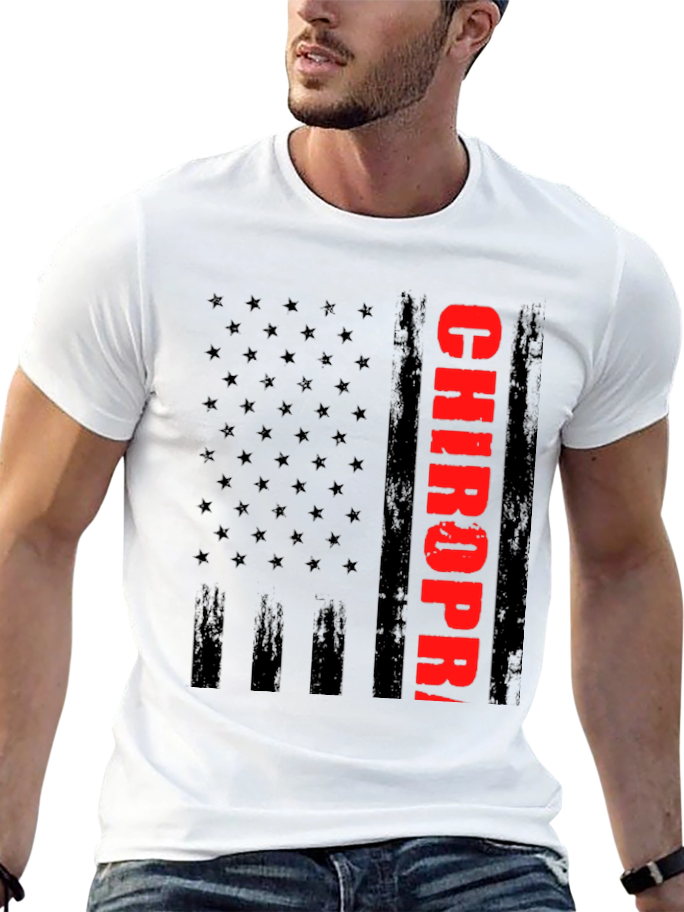 Chiropractor Flag Graphic T-Shirt