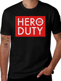Hero On Duty Black T-Shirt