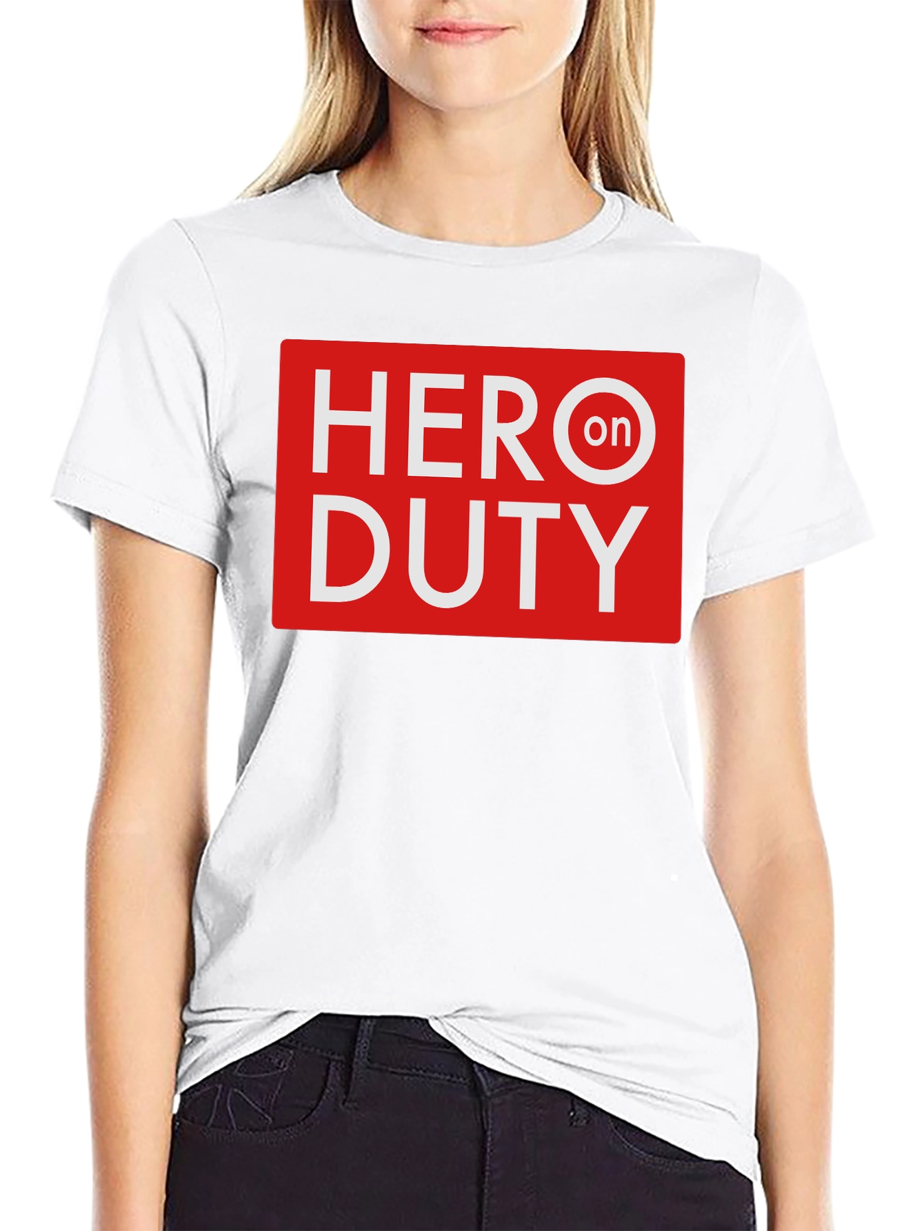 Hero On Duty Black T-Shirt