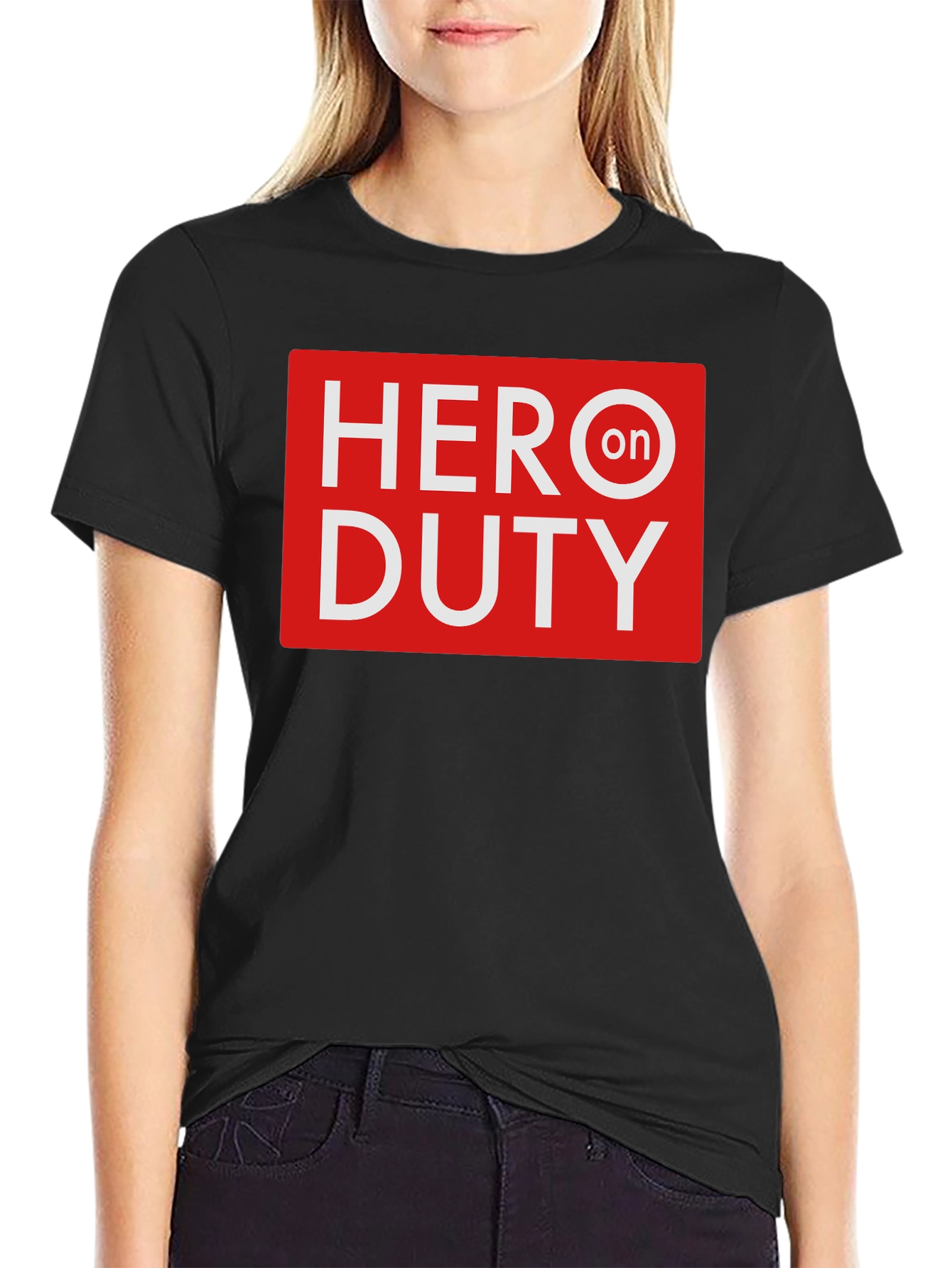 Hero On Duty Black T-Shirt