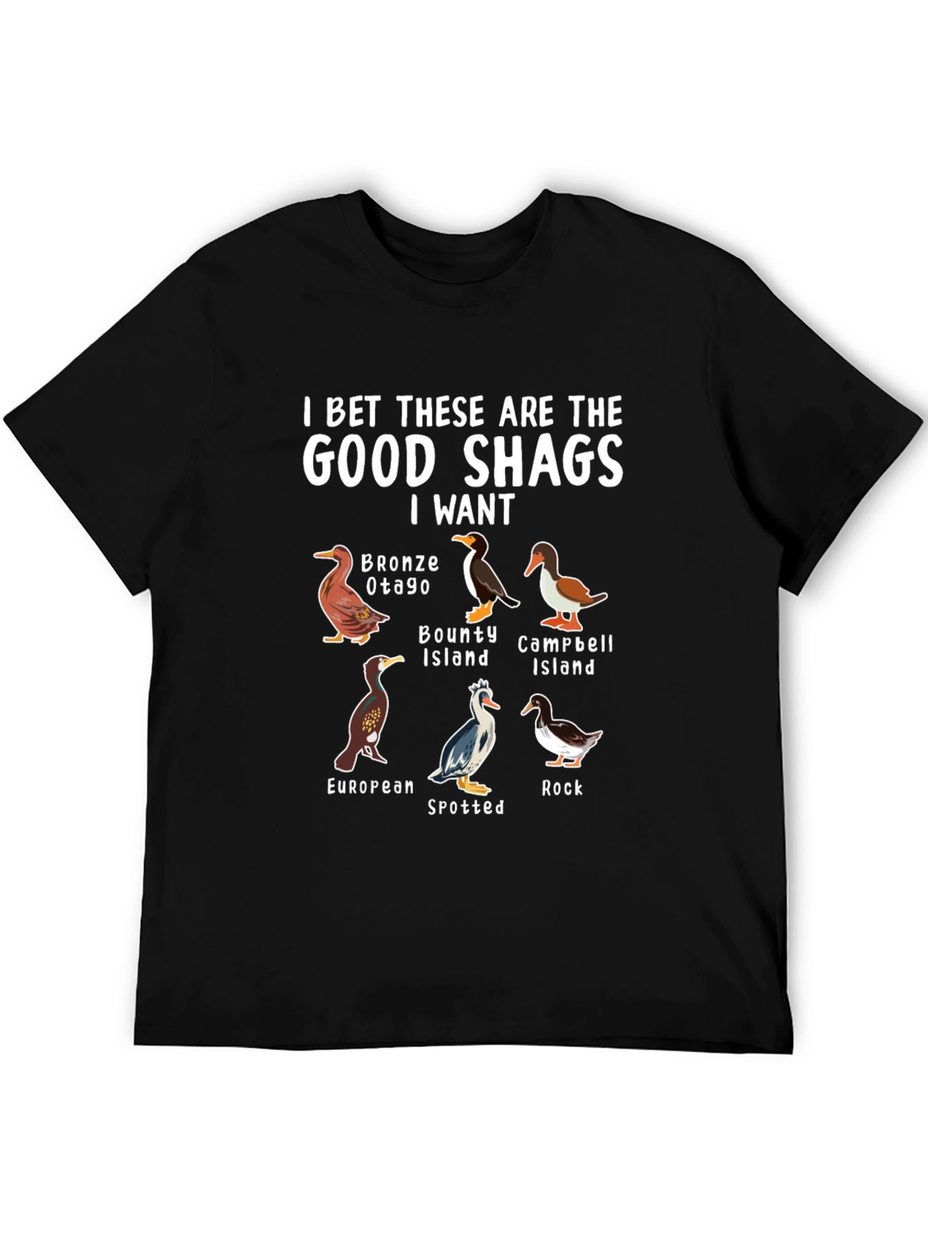Good Shags T-Shirt - Bird Lover Gift