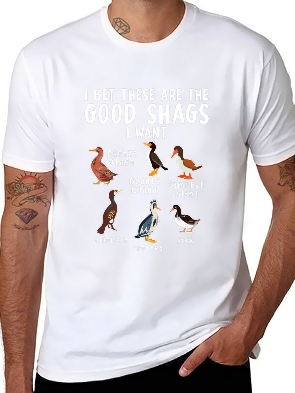 Good Shags T-Shirt - Bird Lover Gift