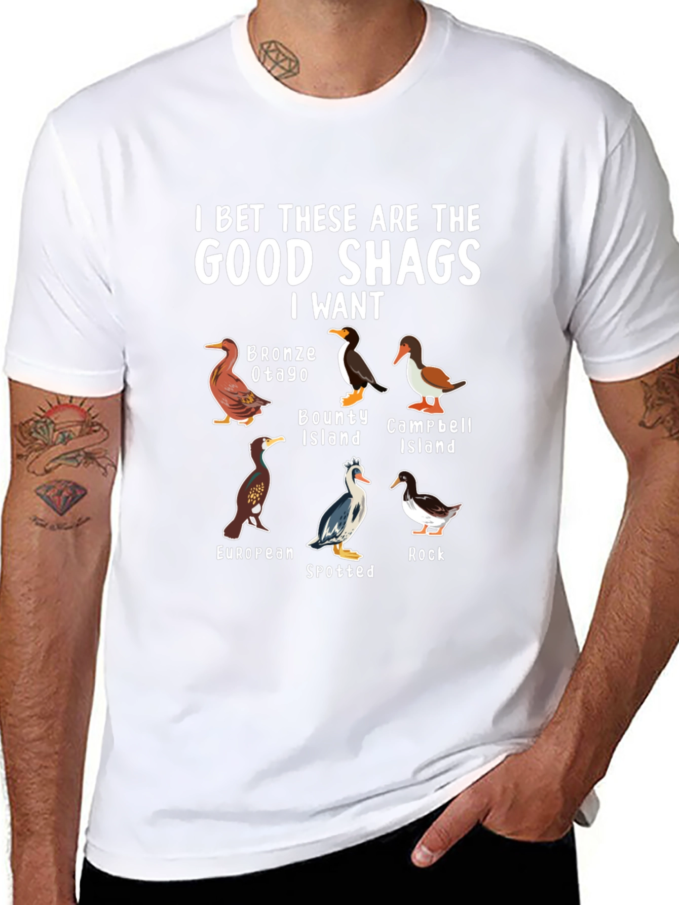 Good Shags T-Shirt - Bird Lover Gift