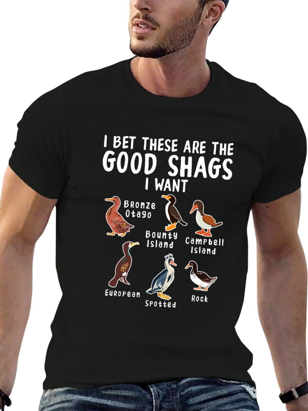 Good Shags T-Shirt - Bird Lover Gift