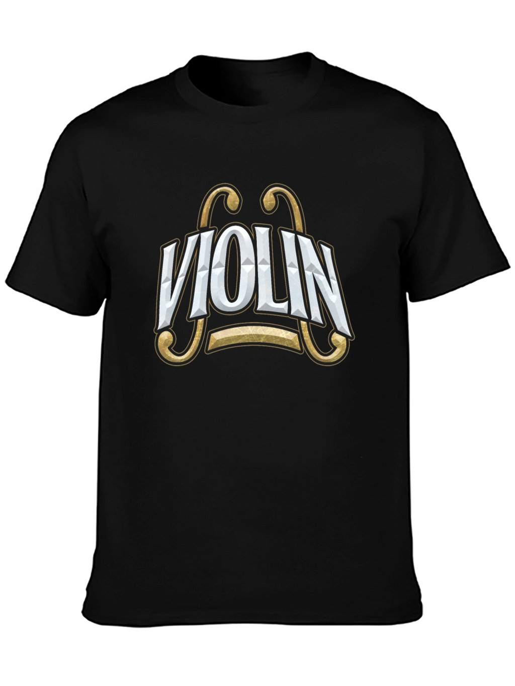 Violin Graphic Tee - Stylish Music Lovers T-Shirt
