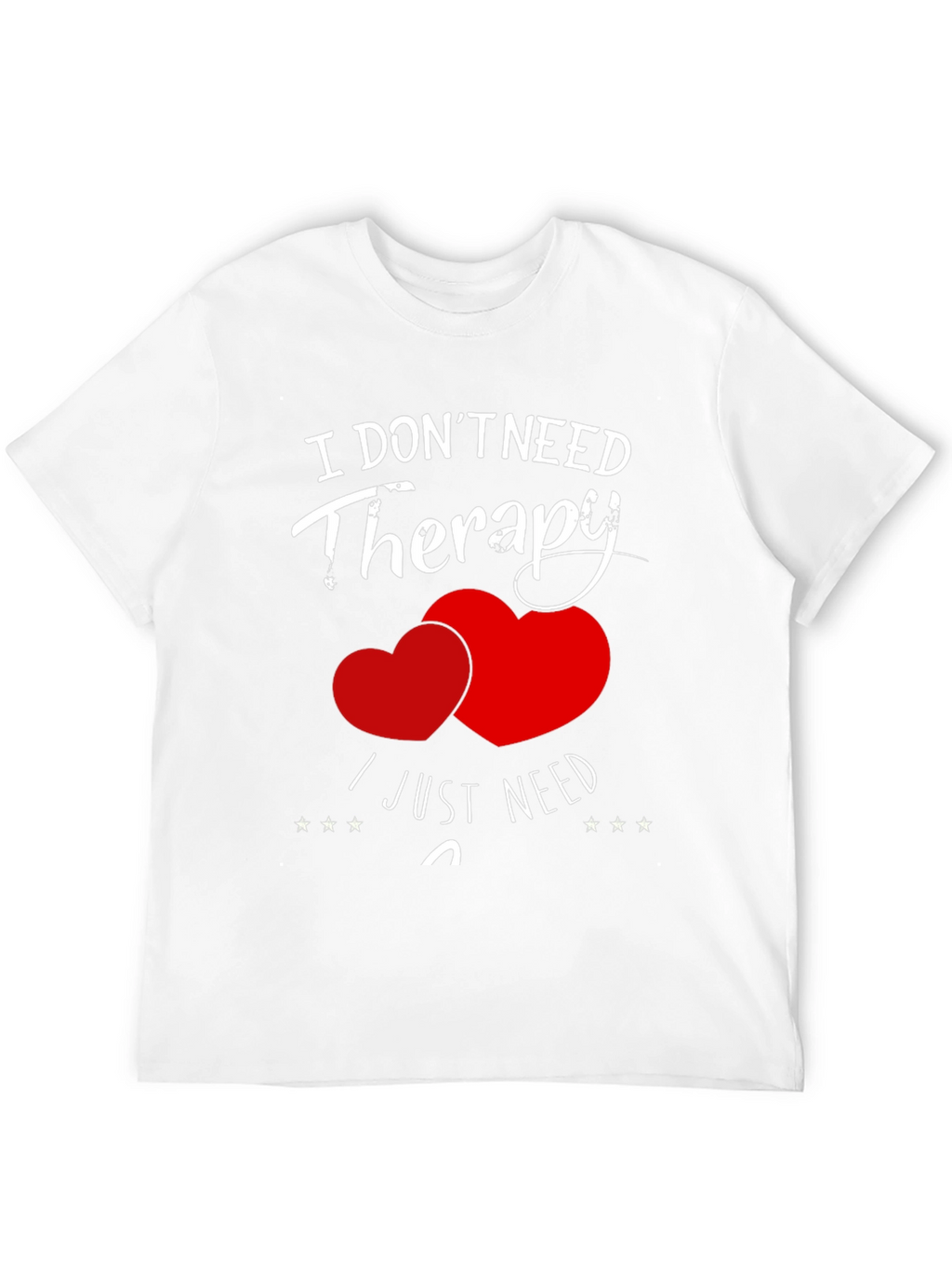 Funny Therapy Heart Graphic T-Shirt