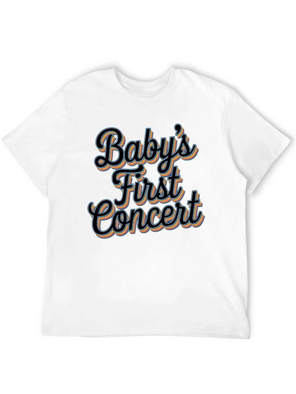 Babys First Concert Black Graphic Tee