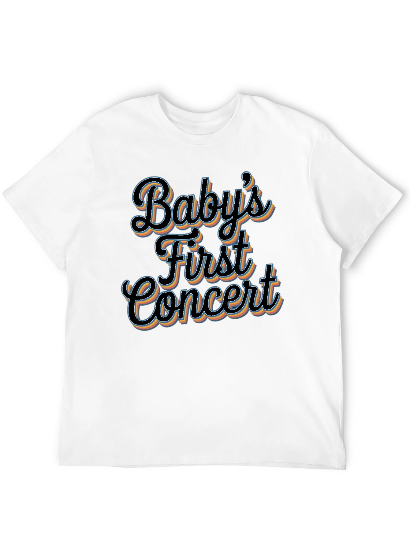 Babys First Concert Black Graphic Tee