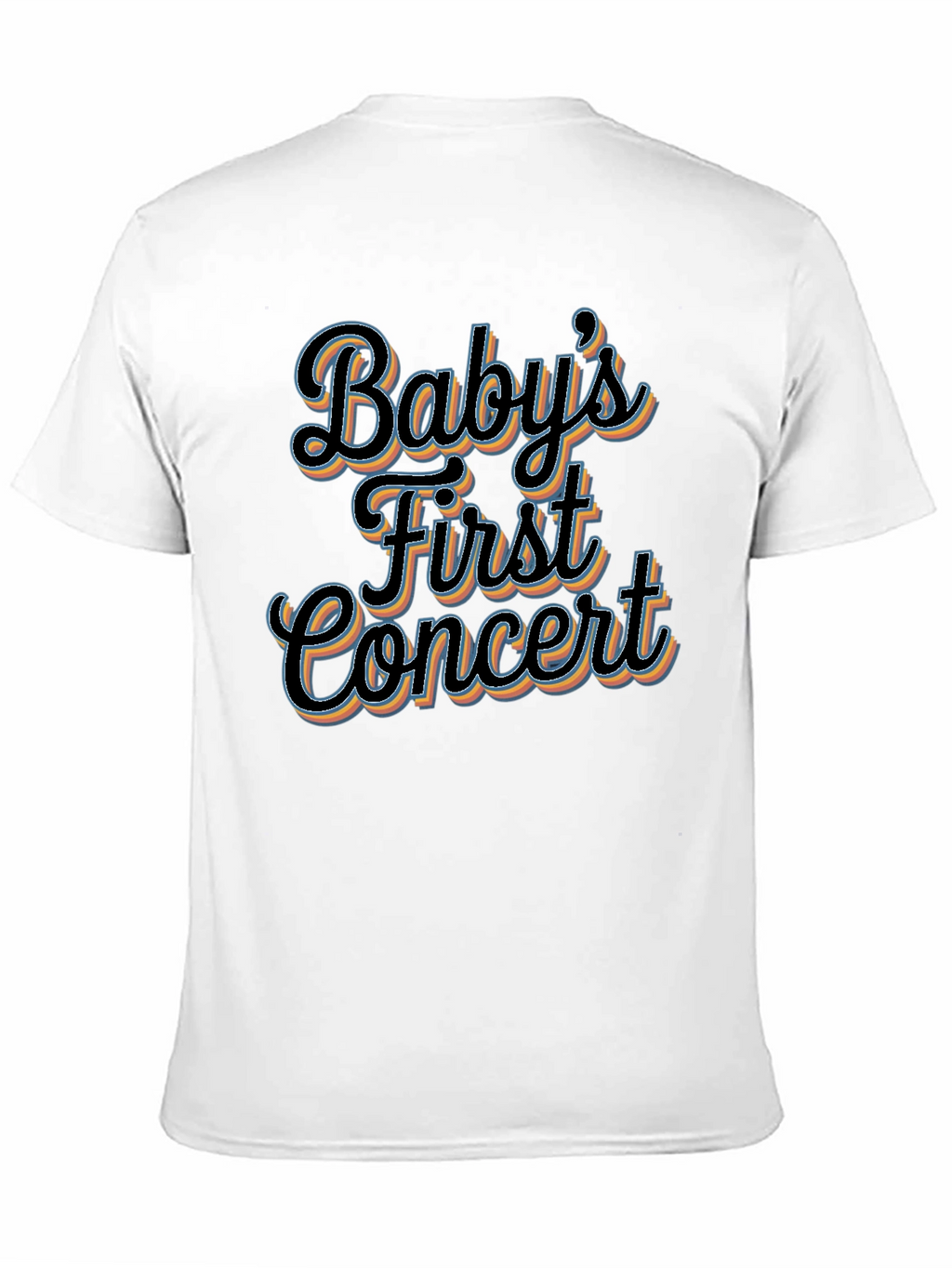 Babys First Concert Black Graphic Tee