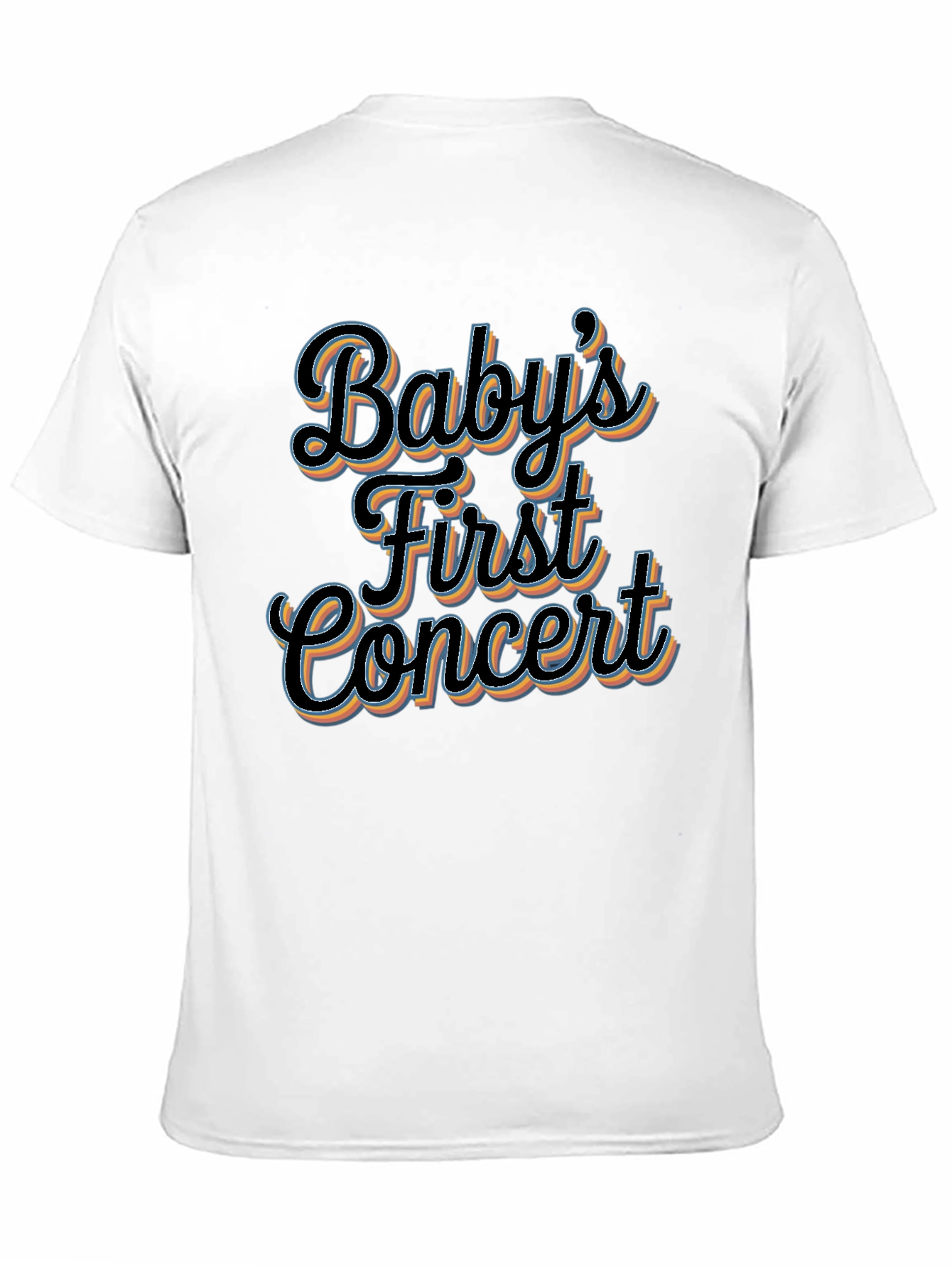 Babys First Concert Black Graphic Tee