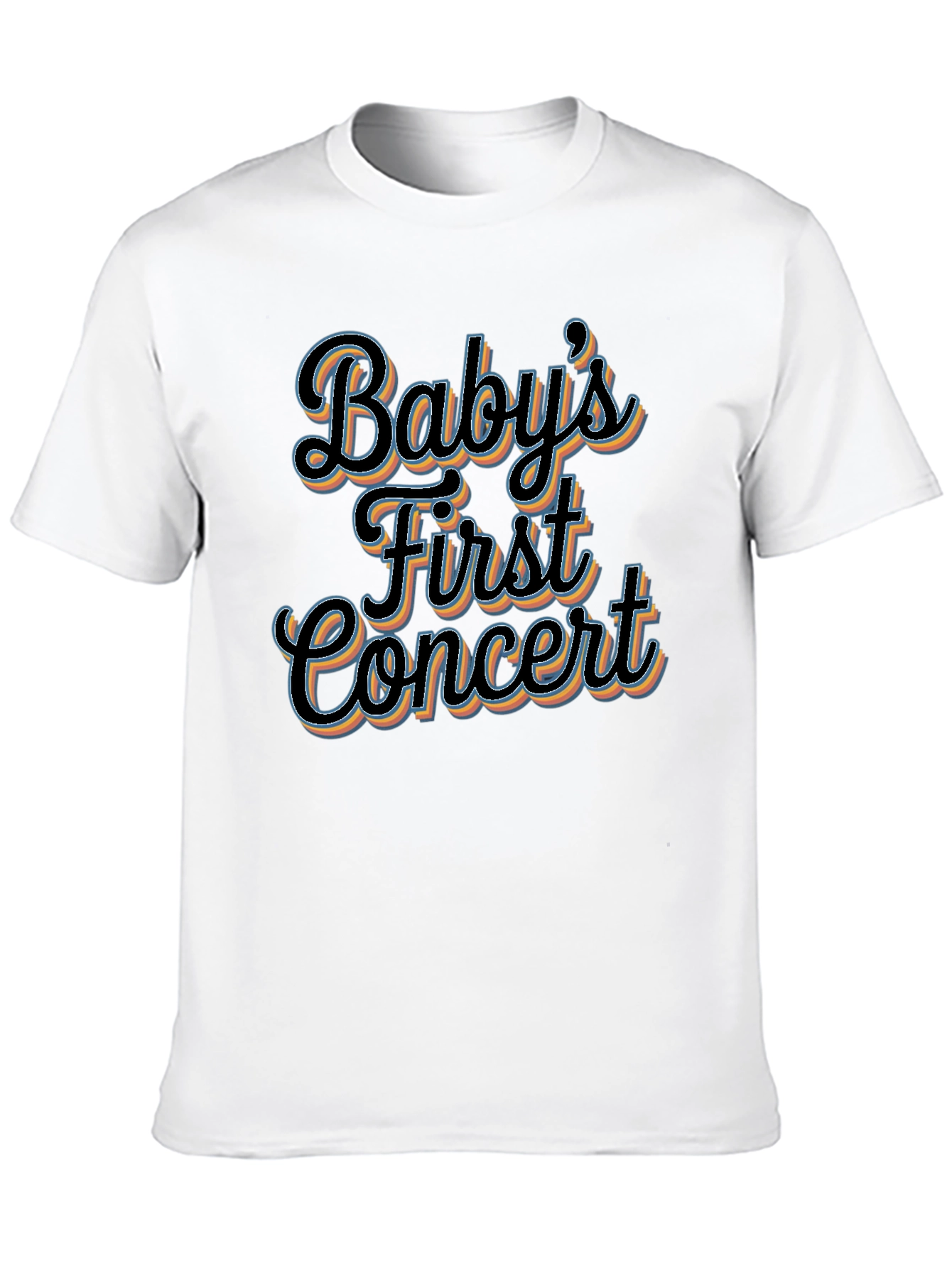 Babys First Concert Black Graphic Tee