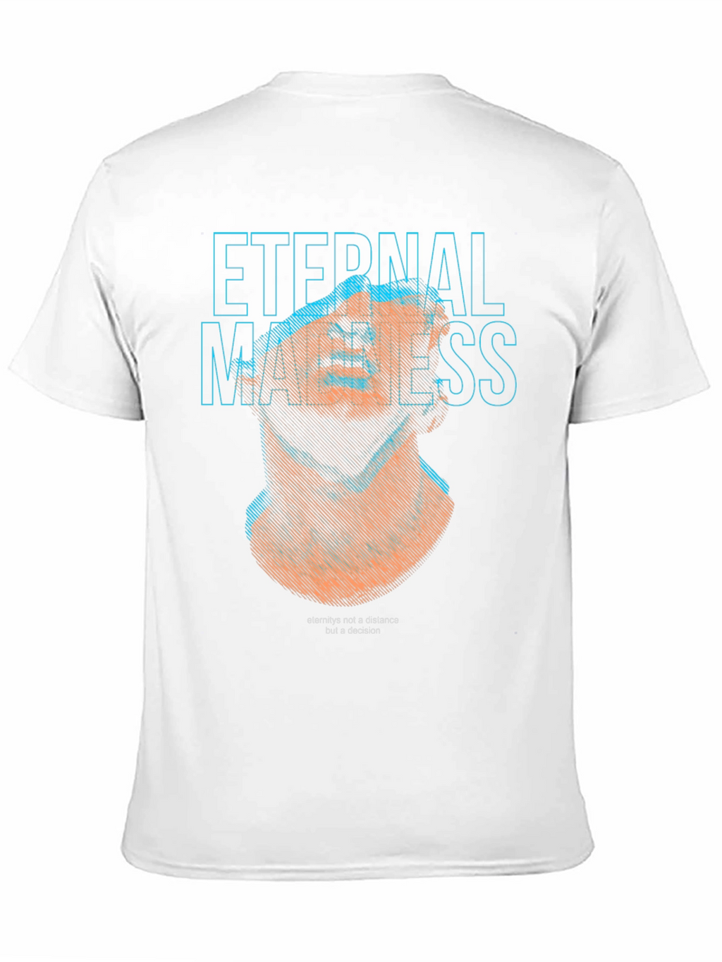 Eternal Madness Graphic Print Black T-Shirt