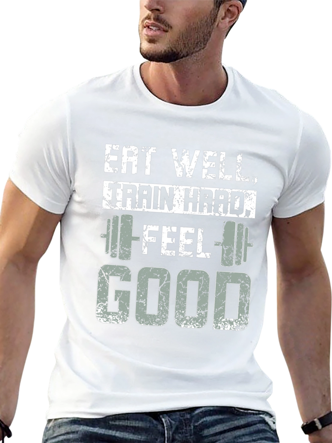 Eat Well Train Hard Feel Good T-Shirt