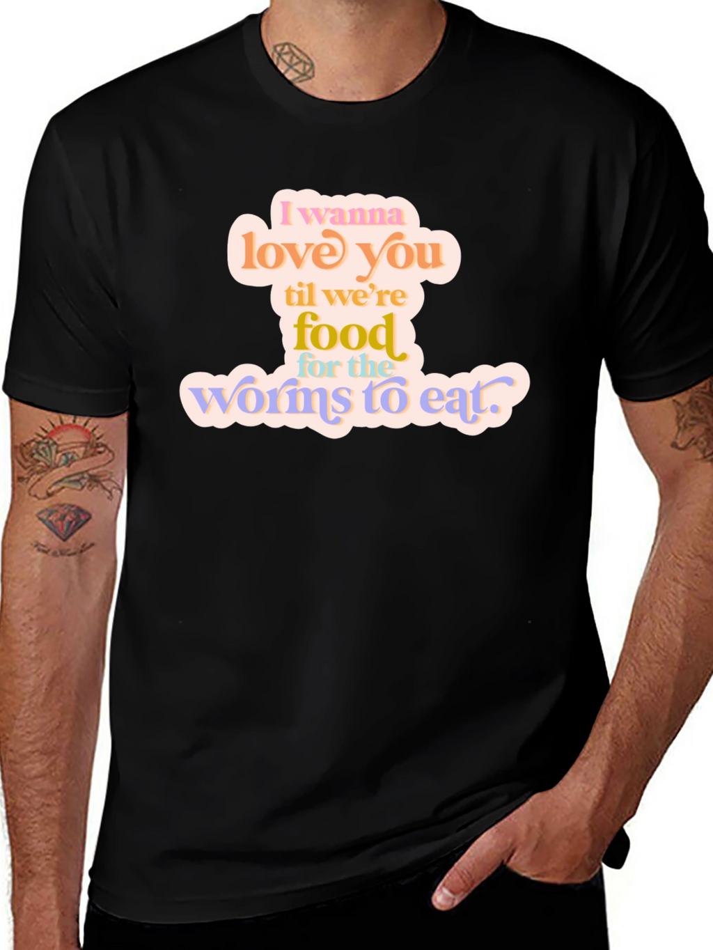 I Wanna Love You T-Shirt - Romantic Graphic Tee
