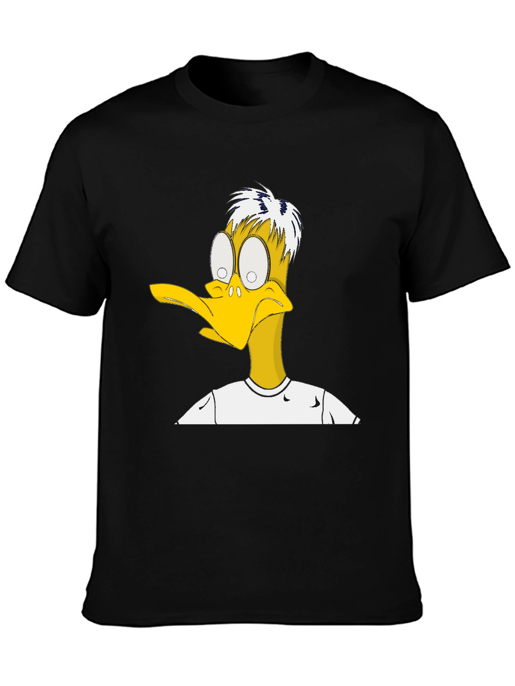 Funny Cartoon Duck Graphic T-Shirt