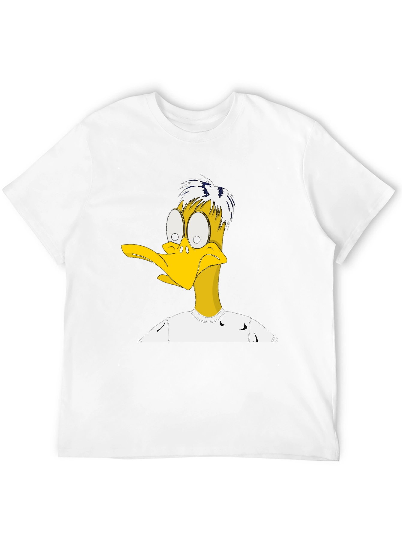 Funny Cartoon Duck Graphic T-Shirt