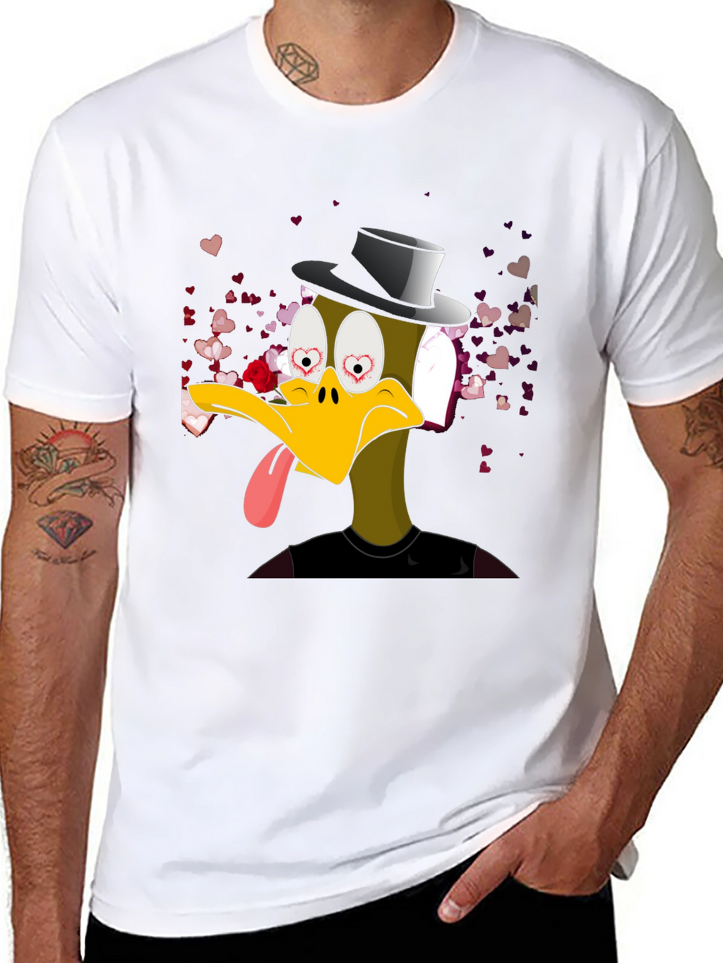 Funny Duck Valentines T-Shirt