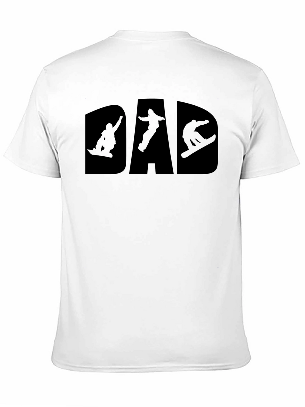 Snowboard Dad T-Shirt - Black Graphic Tee