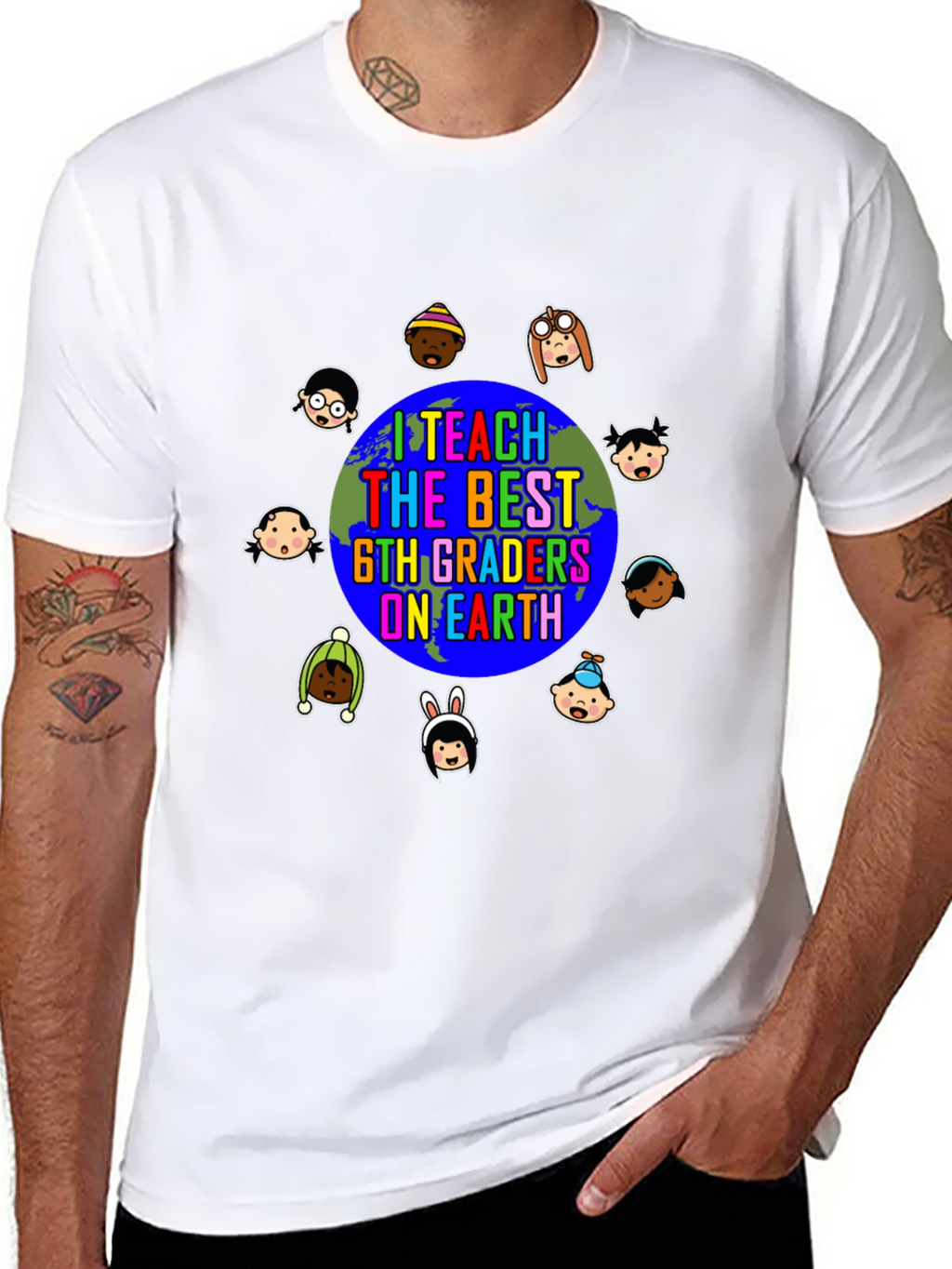 I Teach The Best 6th Graders On Earth T-Shirt