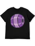 Geometric Purple Gem Graphic Tee