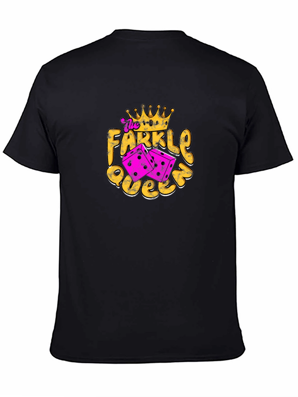 Farkle Queen T-Shirt - Fun Dice Game Tee