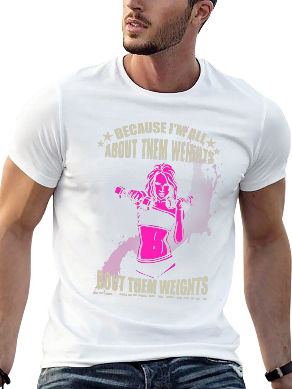 Weights Graphic T-Shirt - Fitness Apparel