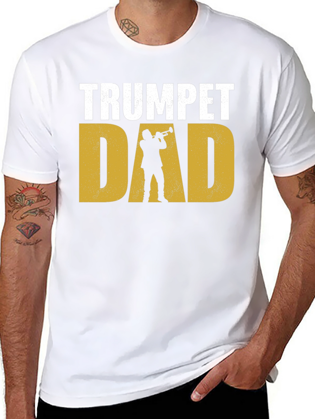 Trumpet Dad T-Shirt - Musician Fathers Day Tee