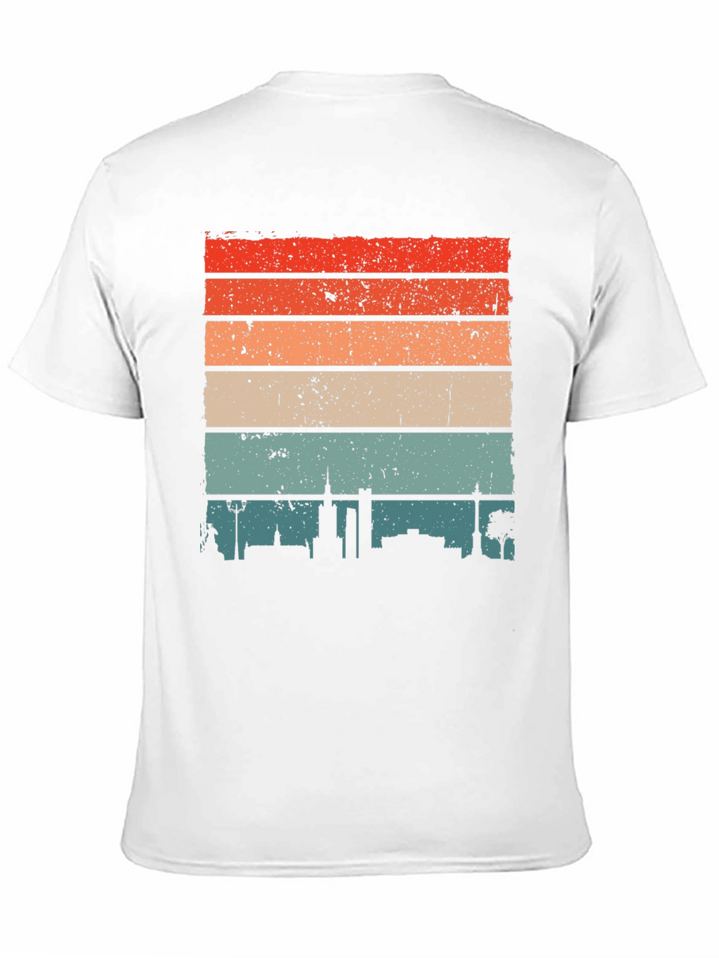 Retro Skyline Graphic T-Shirt