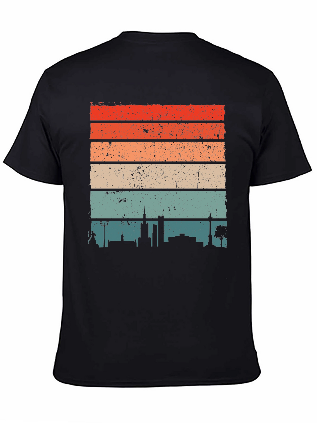 Retro Skyline Graphic T-Shirt