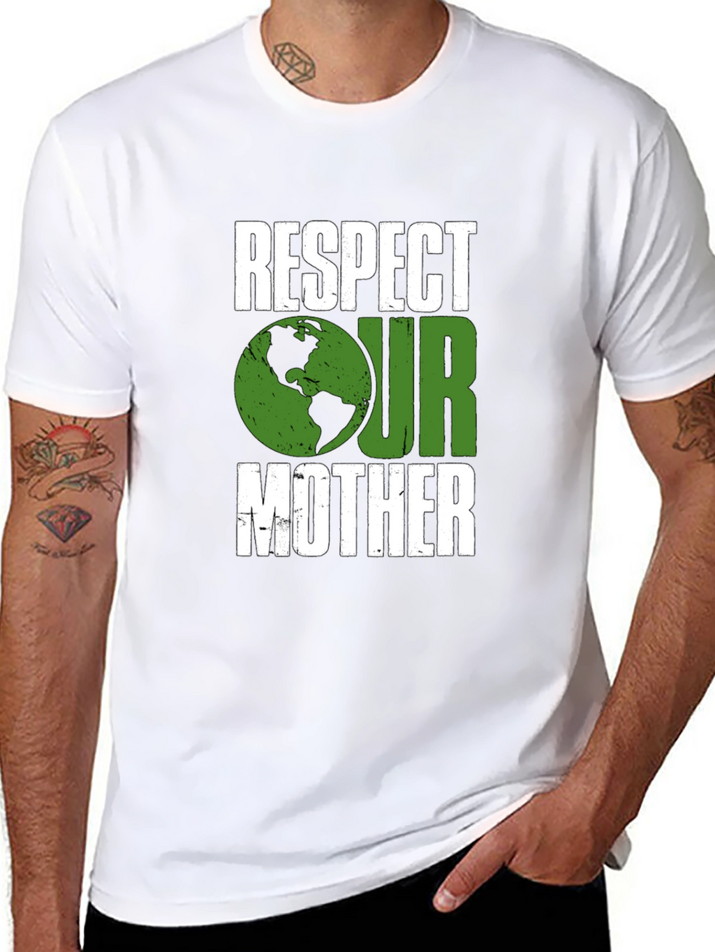 Respect Our Mother Earth Graphic T-Shirt