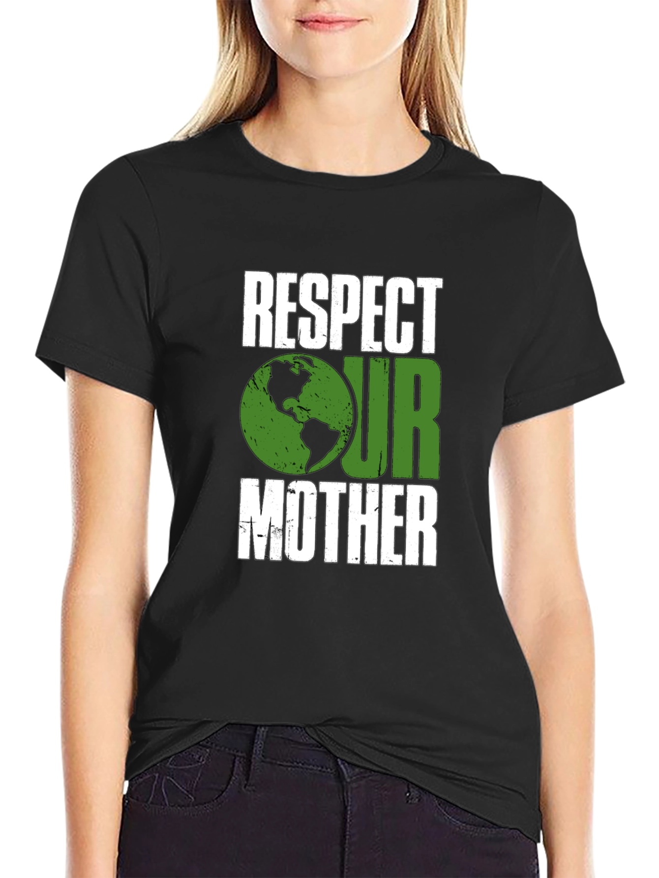 Respect Our Mother Earth Graphic T-Shirt