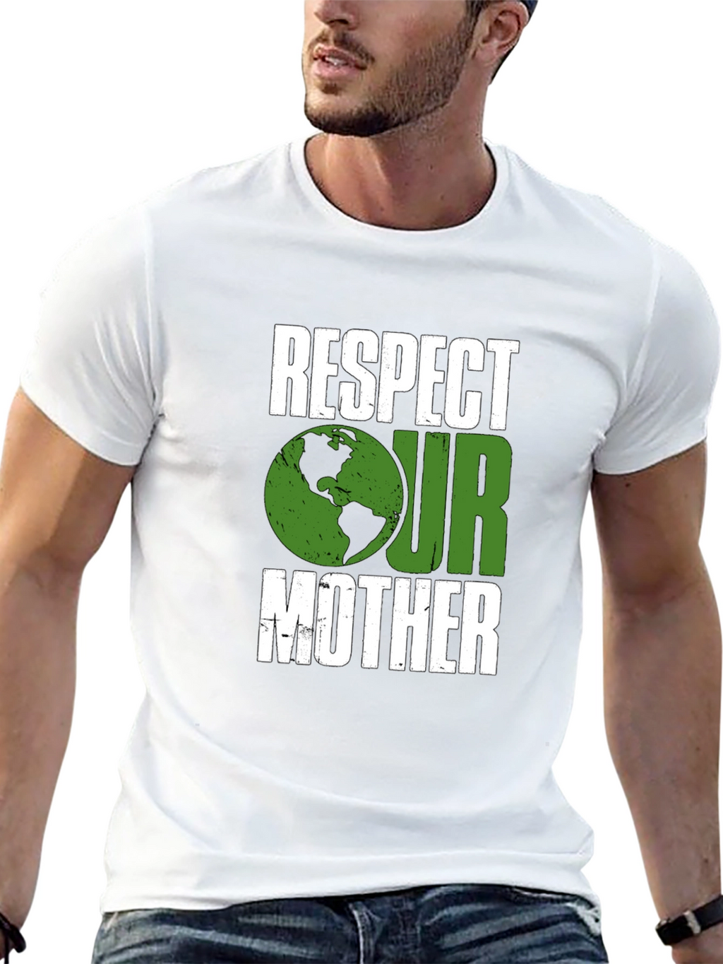 Respect Our Mother Earth Graphic T-Shirt