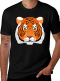 Tiger Graphic Tee - Bold Animal Print Shirt