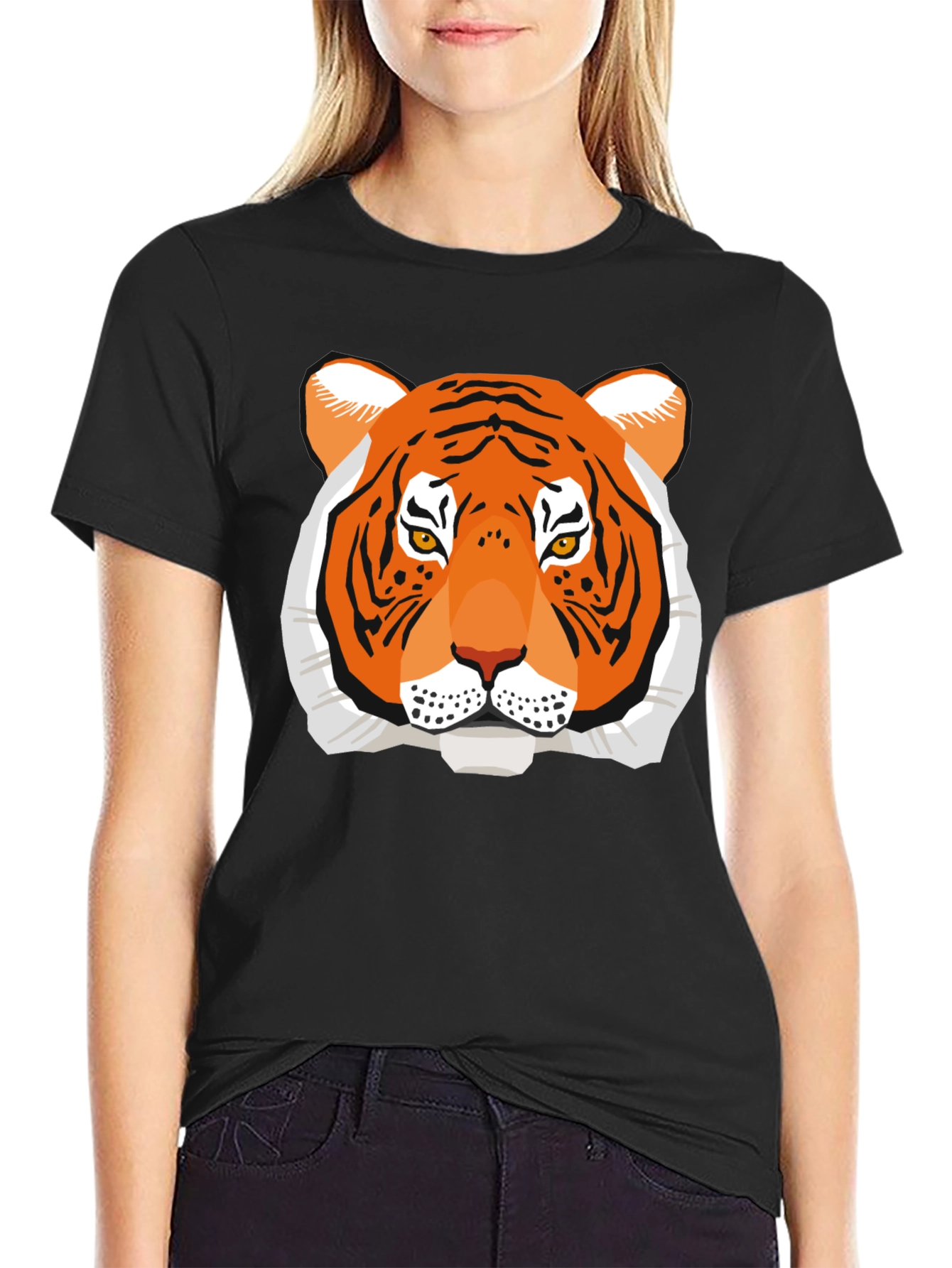 Tiger Graphic Tee - Bold Animal Print Shirt