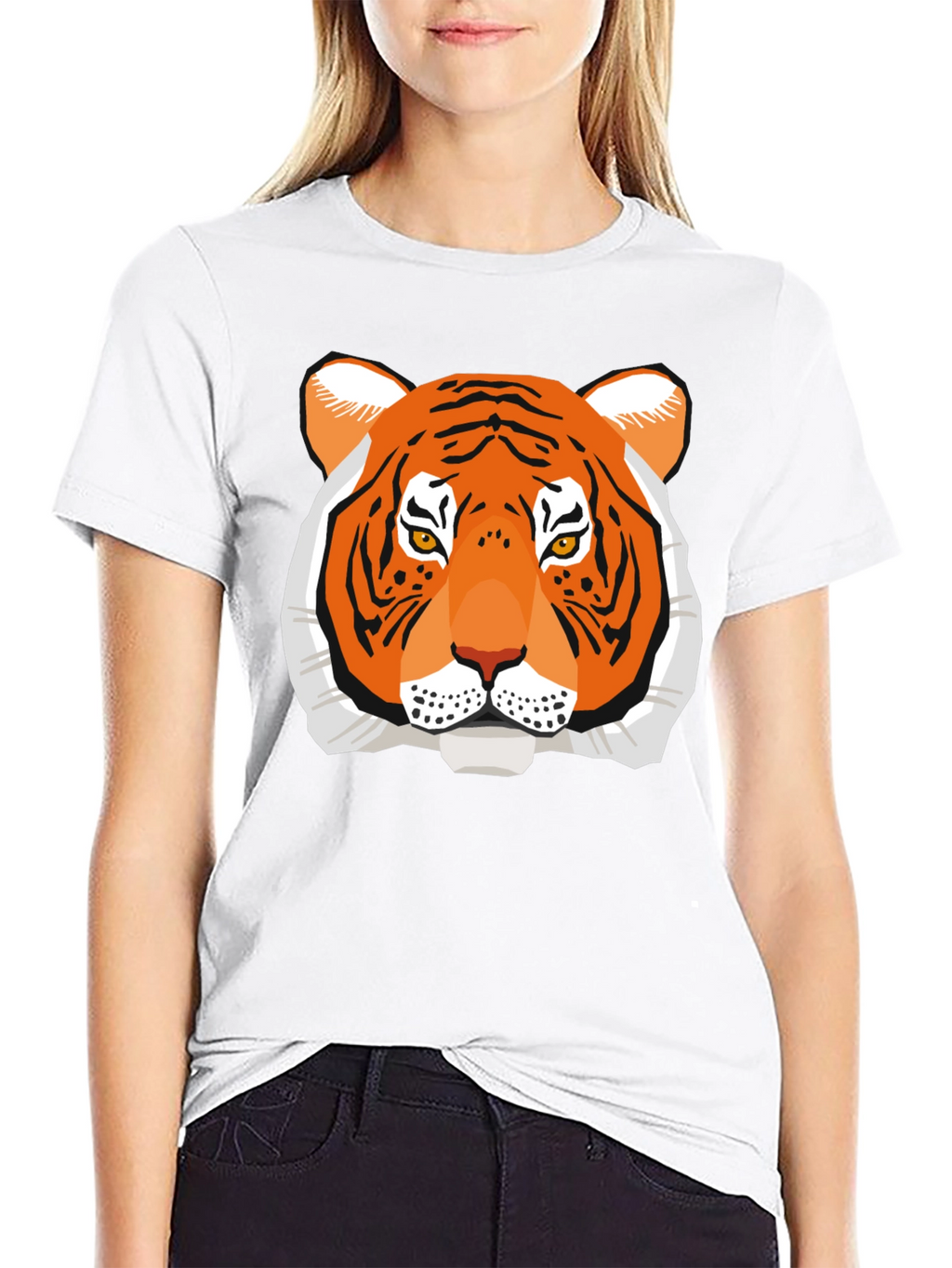 Tiger Graphic Tee - Bold Animal Print Shirt