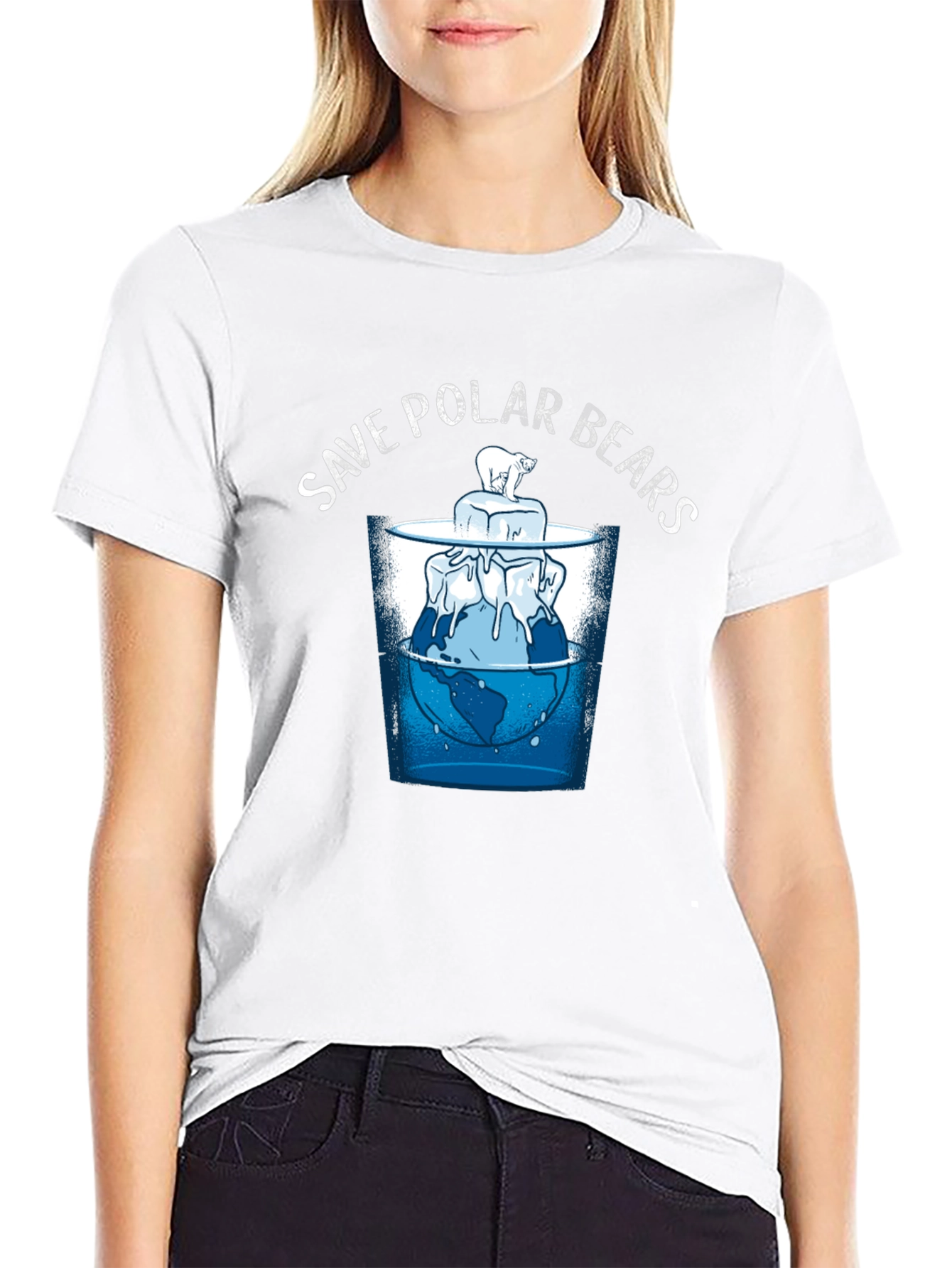 Save Polar Bears Graphic T-Shirt